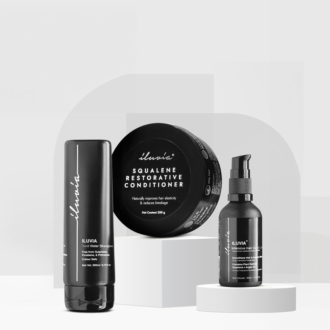 Complete Professional System | Shampoo, Conditioner & Serum | Hard Water Haircare | For Oily Scalp & Flat Hair